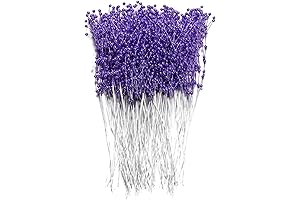 60 Pcs Christmas Purple Beaded Sprays Purple Xmas Tree Garland