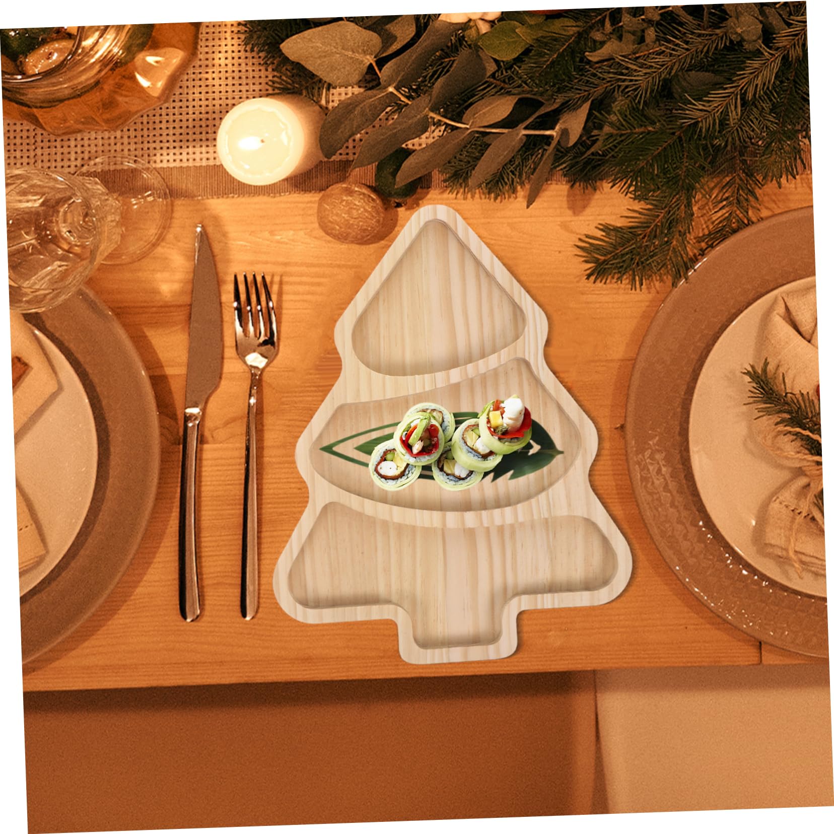 Amazon.co.jp: ディナー プレート クリスマス 大皿 クリスマス ツリー