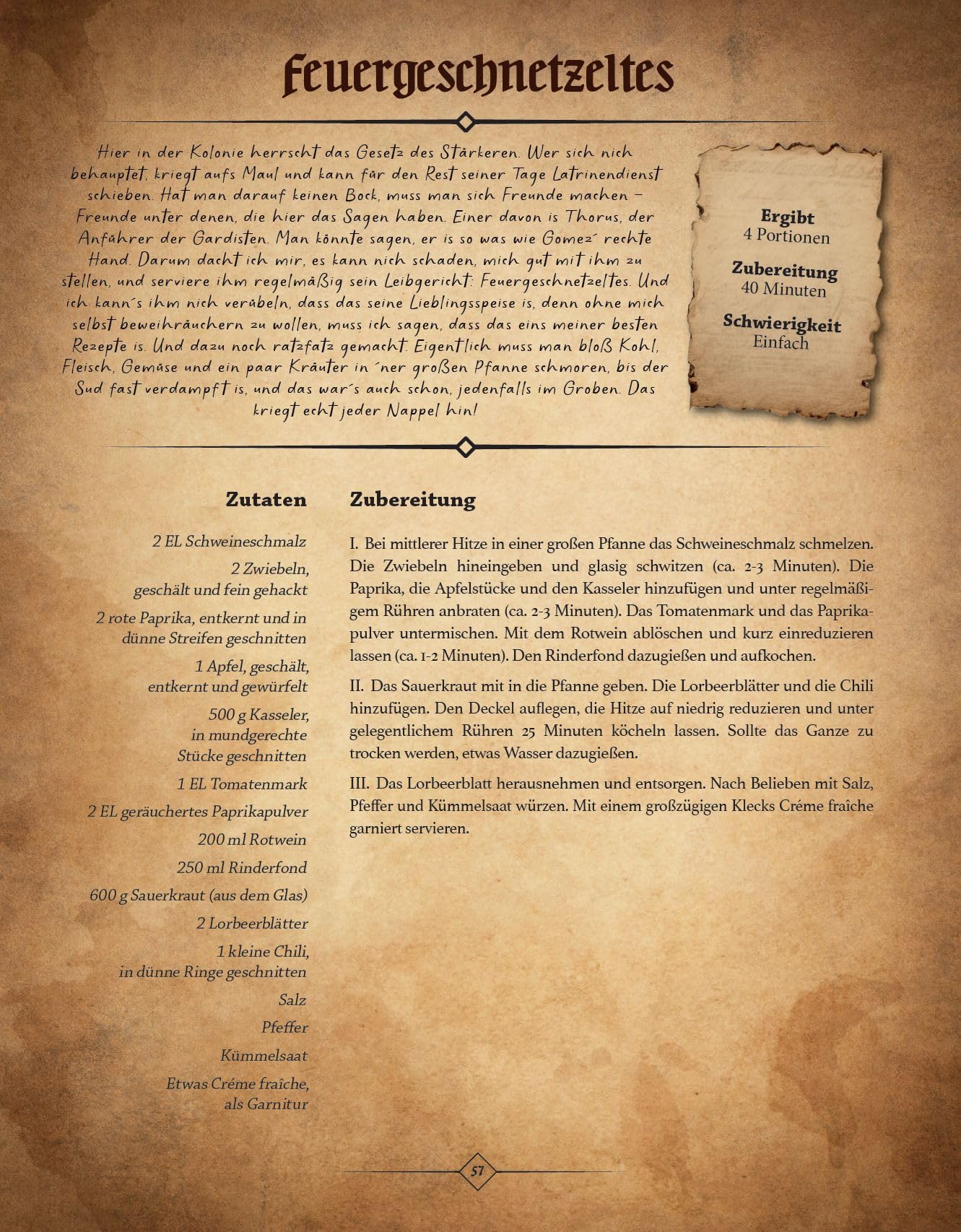 Gothic: Das offizielle Kochbuch