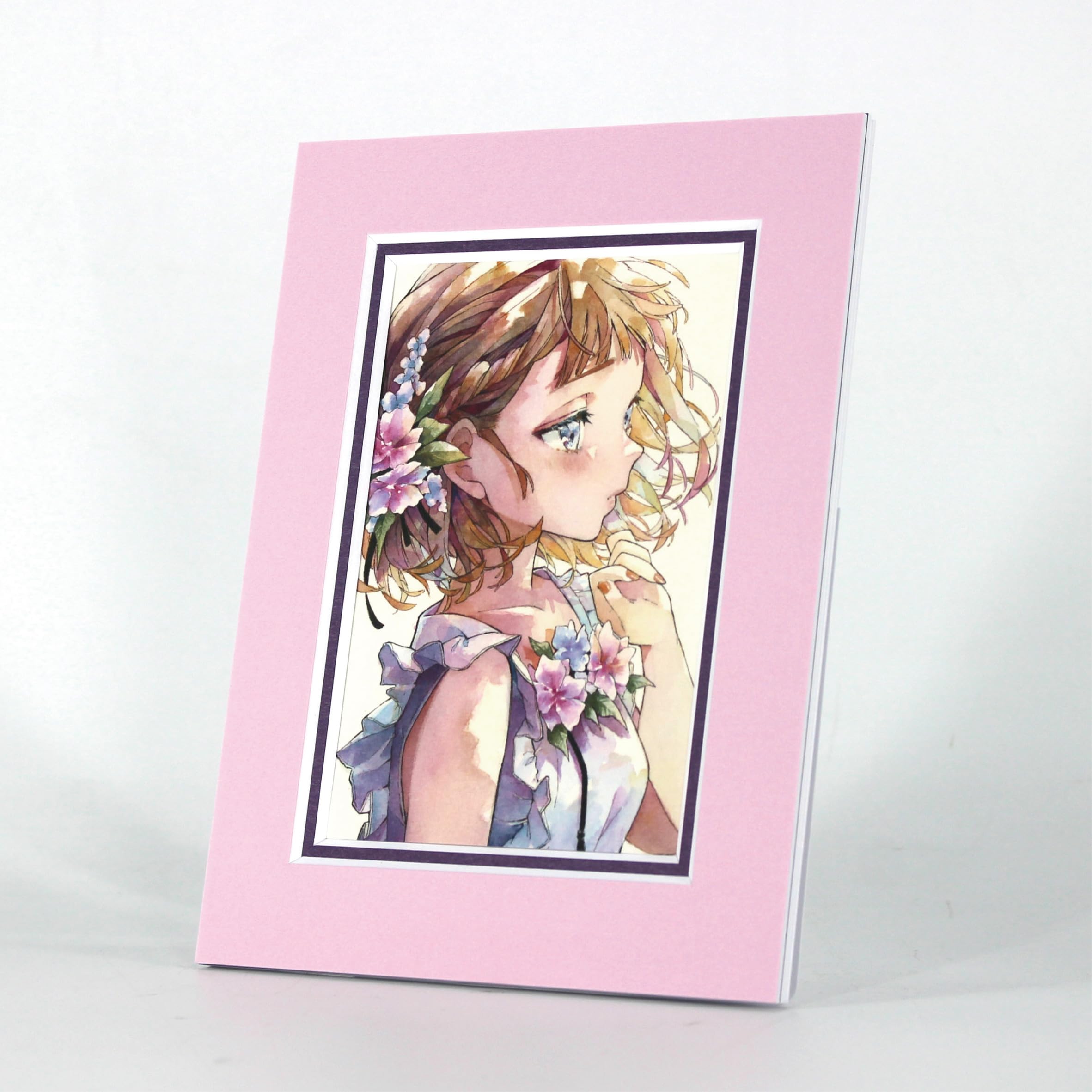 Amazon.co.jp: 優子鈴 卓上複製原画 アートペーパーフレームセット