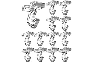 NACETURE Clear Ceiling Grid Hooks for Suspended Ceilings