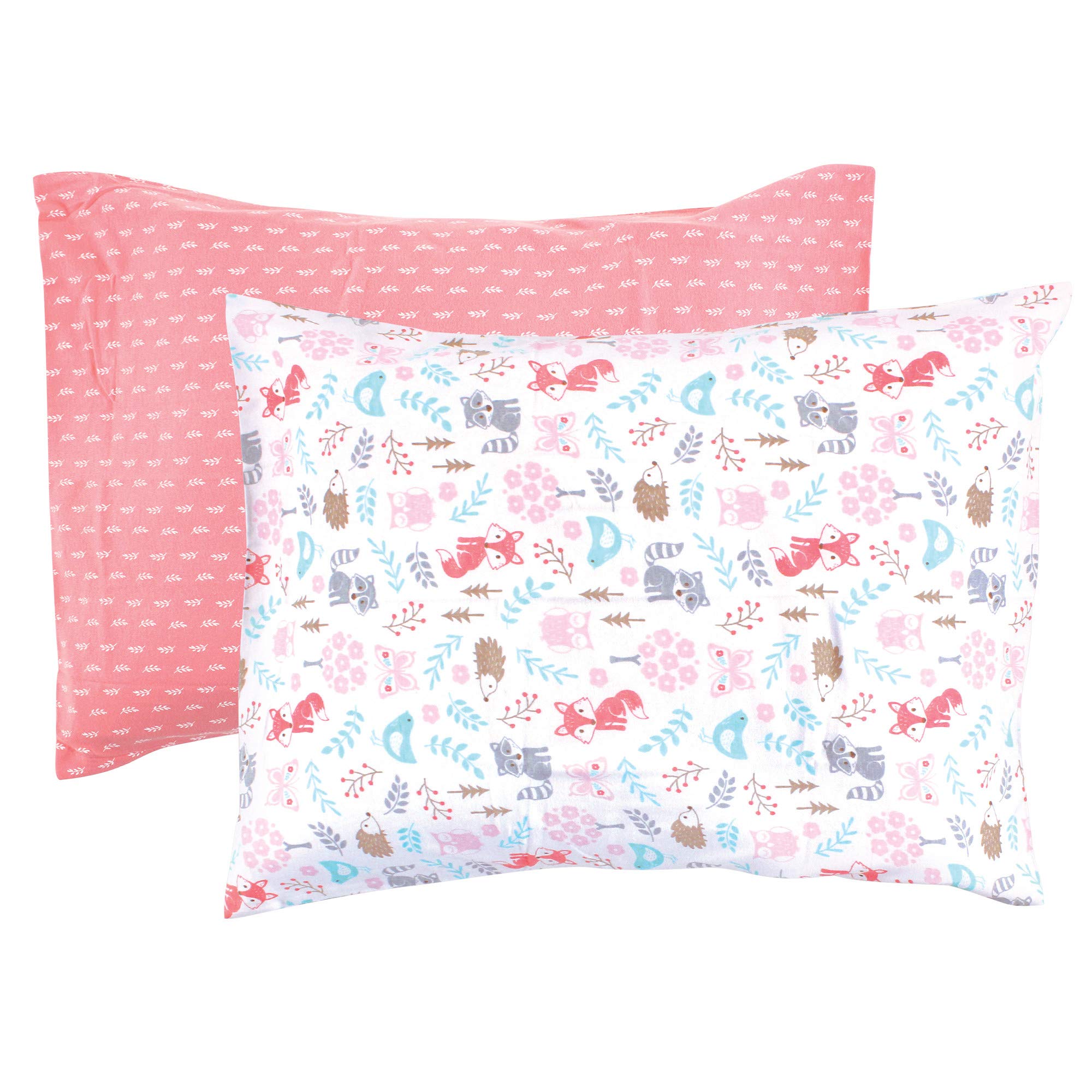 Hudson Baby Unisex Baby and Toddler Cotton Toddler Pillow Case, Woodland Fox, One Size