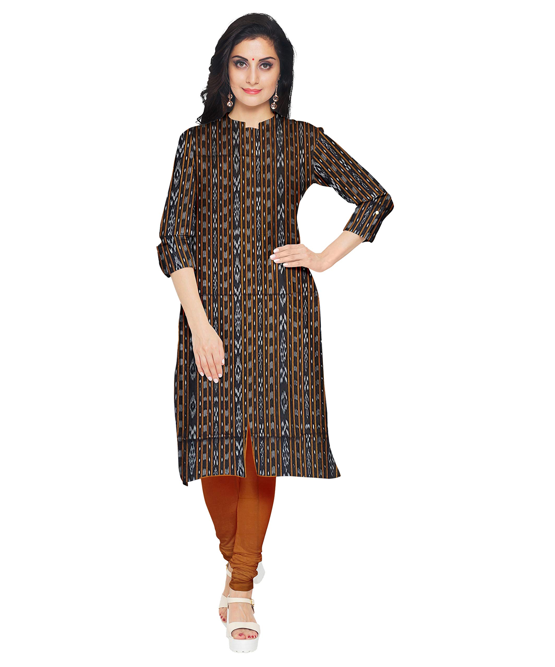 pritisree Odisha Sambalpuri Handloom Woman's Pure Cotton Handloom Dress Material With Dupatta Bottom Wear 3 Pic Set Sambalpuri dress material Unstitched PRITI376-picture-3