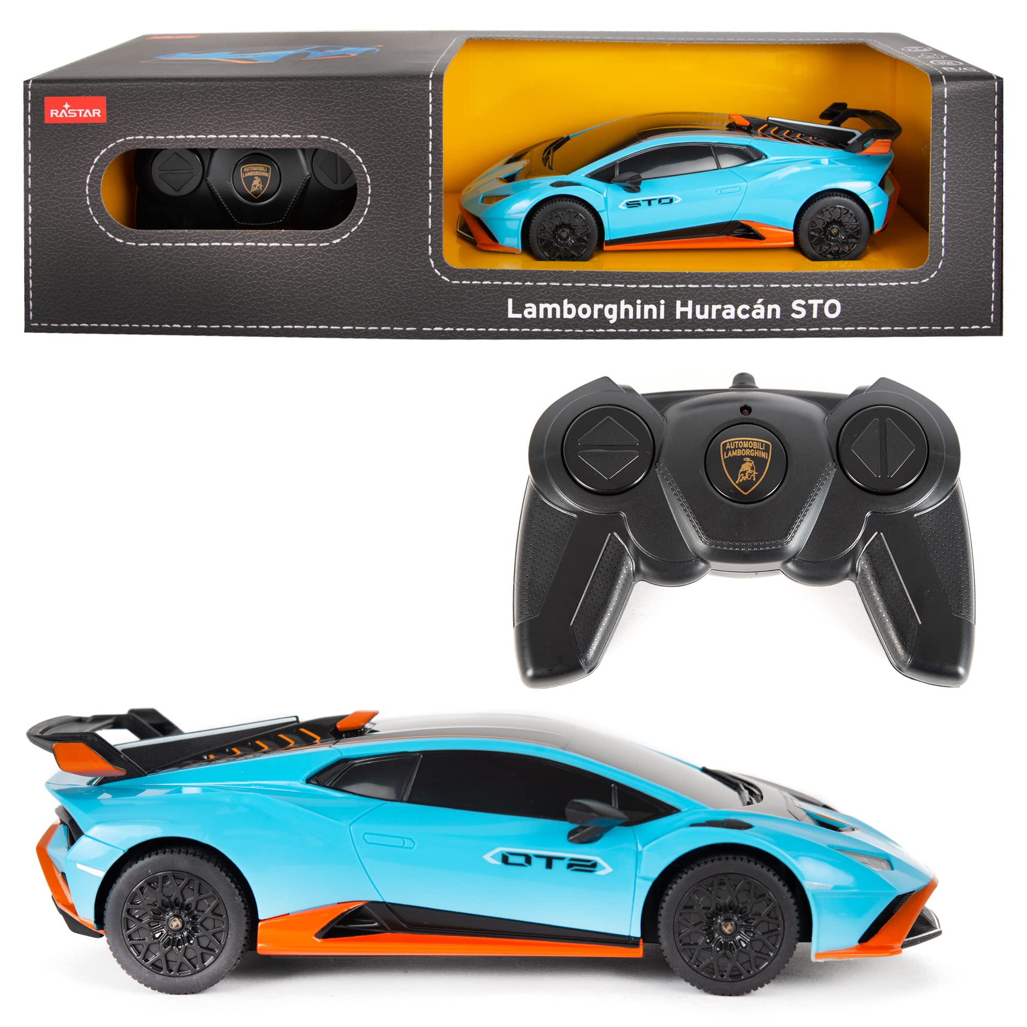 Remote Control Lamborghini Huracan Car | 1:24 R/C Model 2.4GHz | Official Lamborghini Licensed Model | RC Car