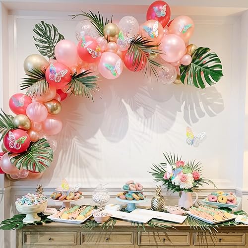 Miniatura 51 de Calcomanías de pared de mariposa 3D, 72 unidades, 3 tamaños, 3 estilos, calcomanías de pared metálicas extraíbles, calcomanías de pared para nevera,