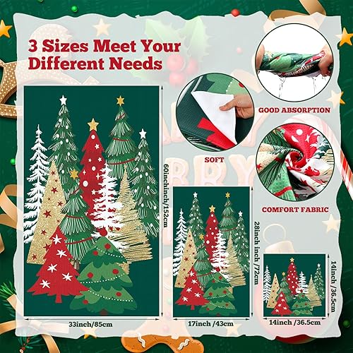 Miniatura 10 de Preboun Juego de 3 toallas de baño con diseño de tortuga marina, tortugas marinas, mapa de estrellas de mar, toallas de mano suaves vintage, toallas