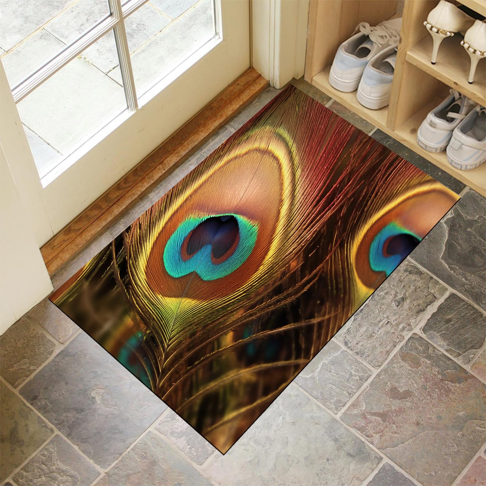 Tapis de porte pour couloir et jardin paillasson extérieur antidérapant pour entrée propre