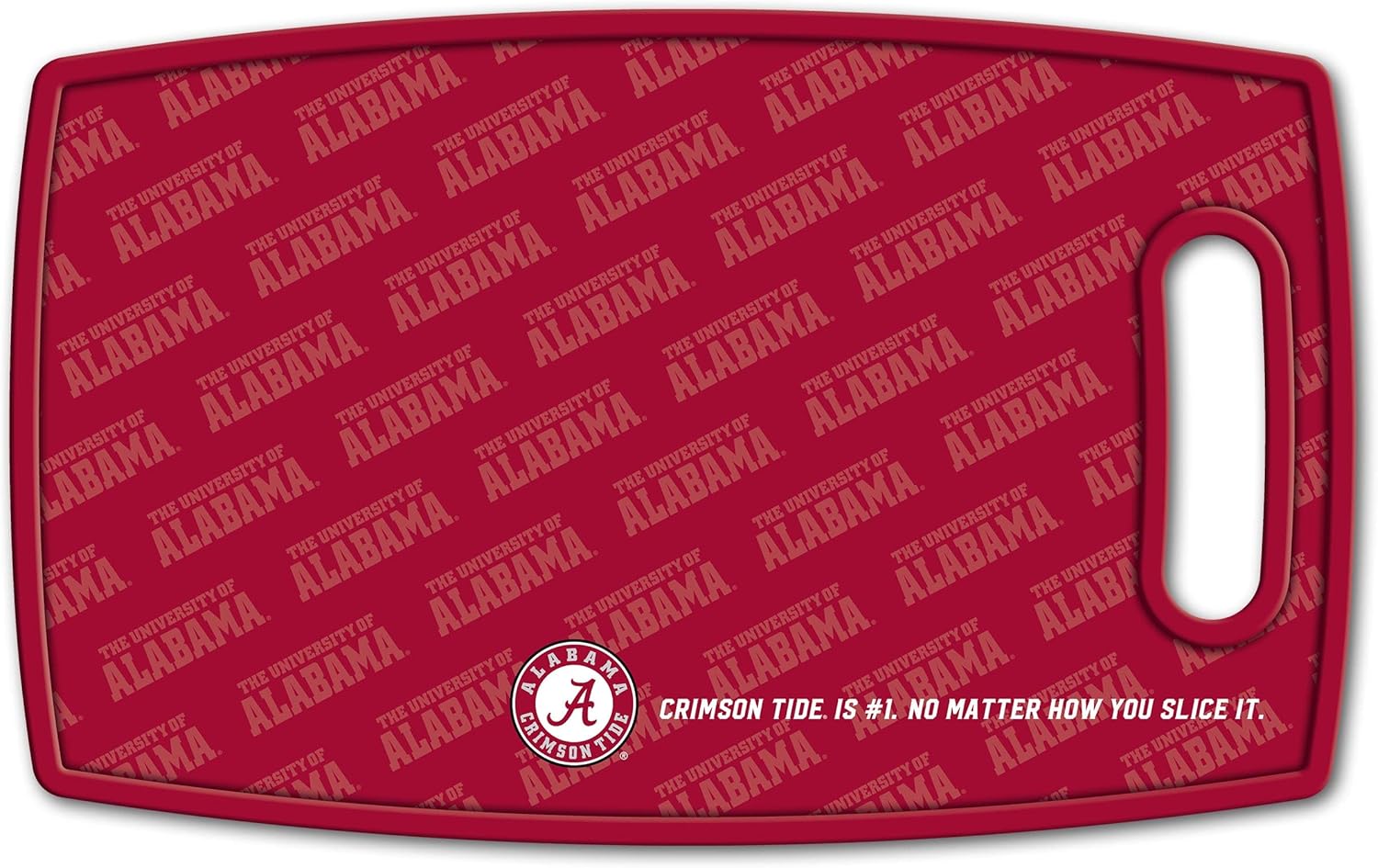 YouTheFan NCAA Spirit Series 3pc BBQ Set, 22" x 9" & NCAA Alabama Crimson Tide Logo Series Cutting Board