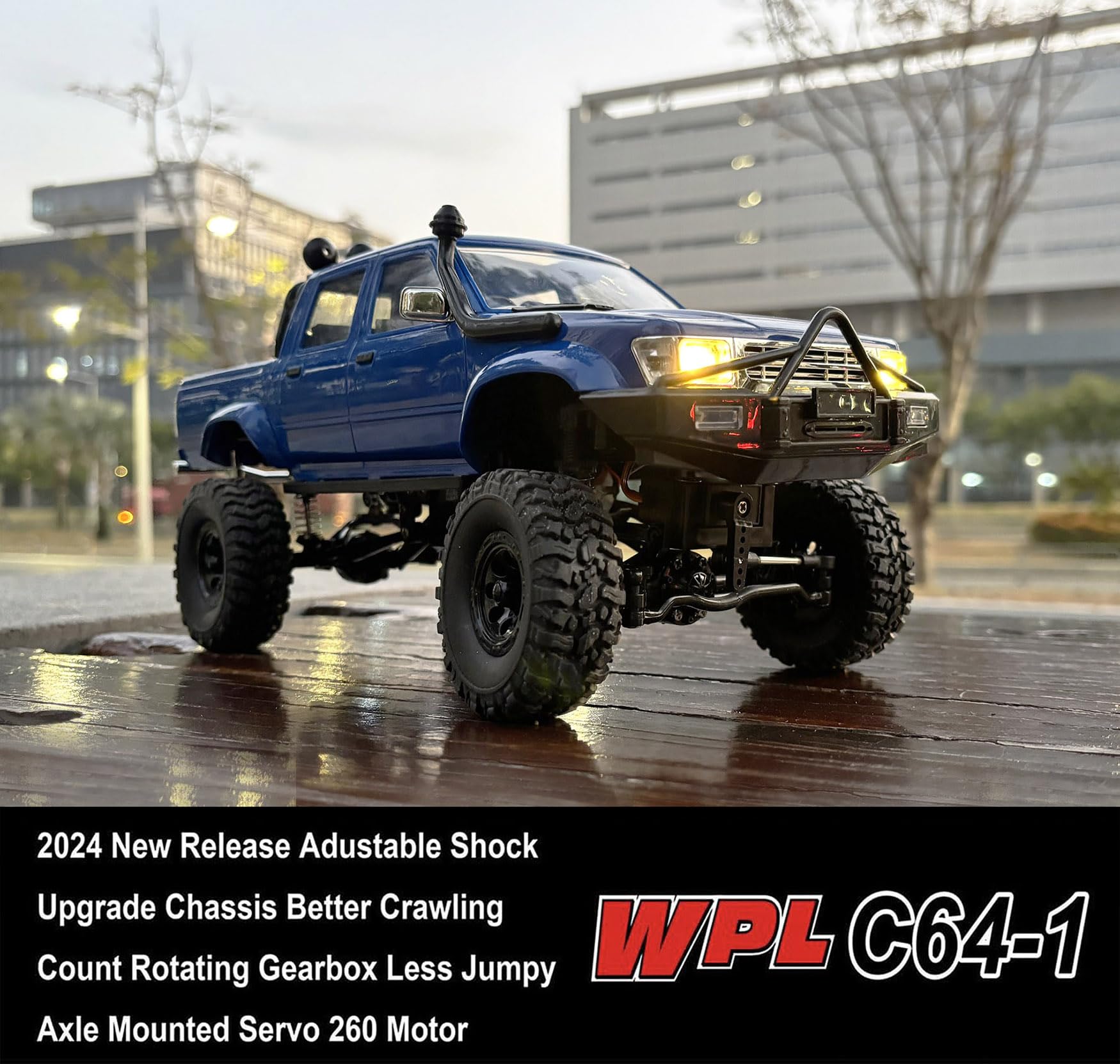 Amazon.co.jp: WPL C64-1 RCトラック 4x4 RCロッククローラー 1/16