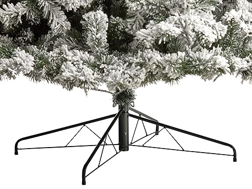 Miniatura 6 de Nearly Natural Árbol de Navidad artificial de abeto de Virginia Occidental de 10 pies con 800 luces LED transparentes y 1680 puntas