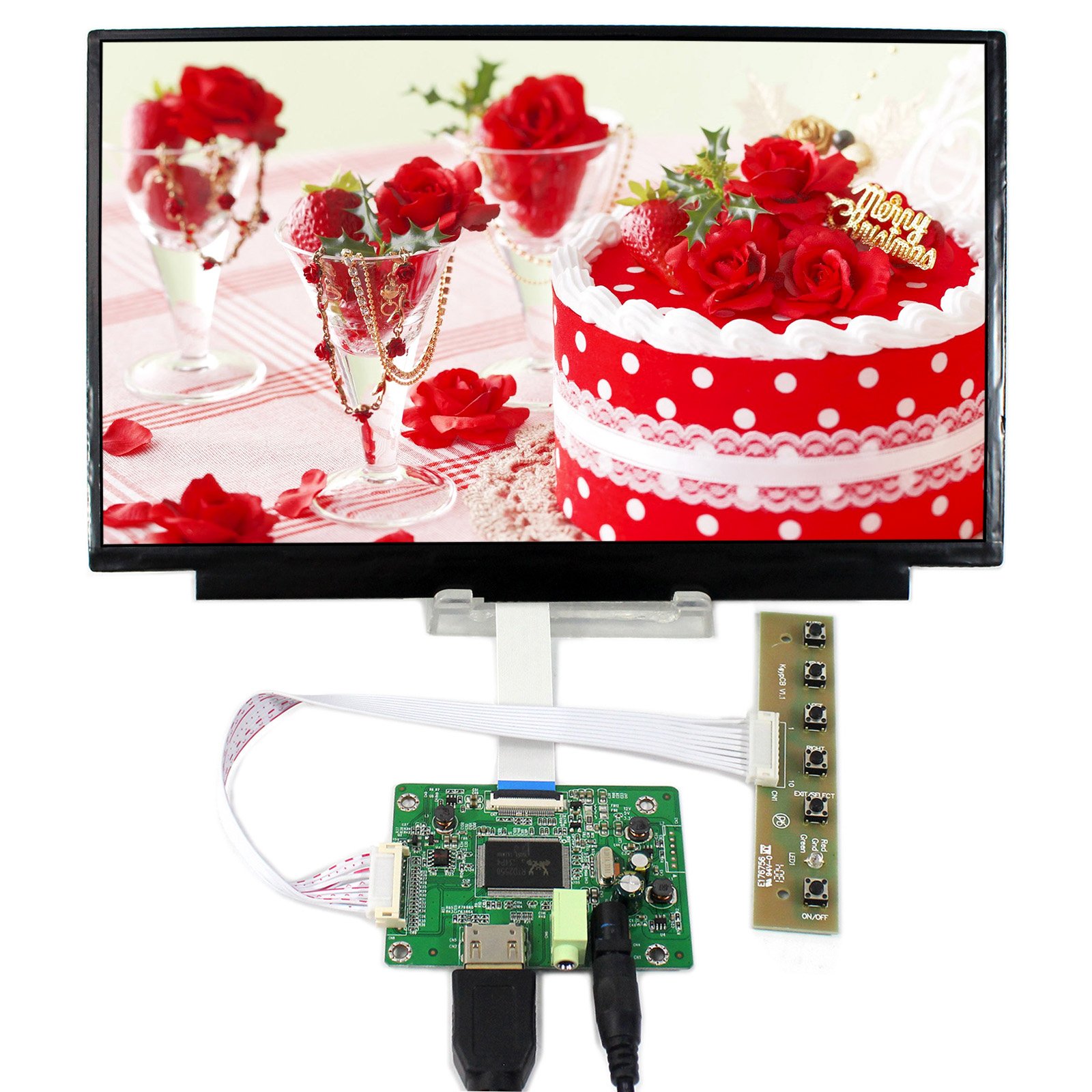 HDMI Audio LCD Monitor Driver Controller Board Work for 11.6" N116HSE-EJ1 1920X1080 EDP 30 pin LCD S