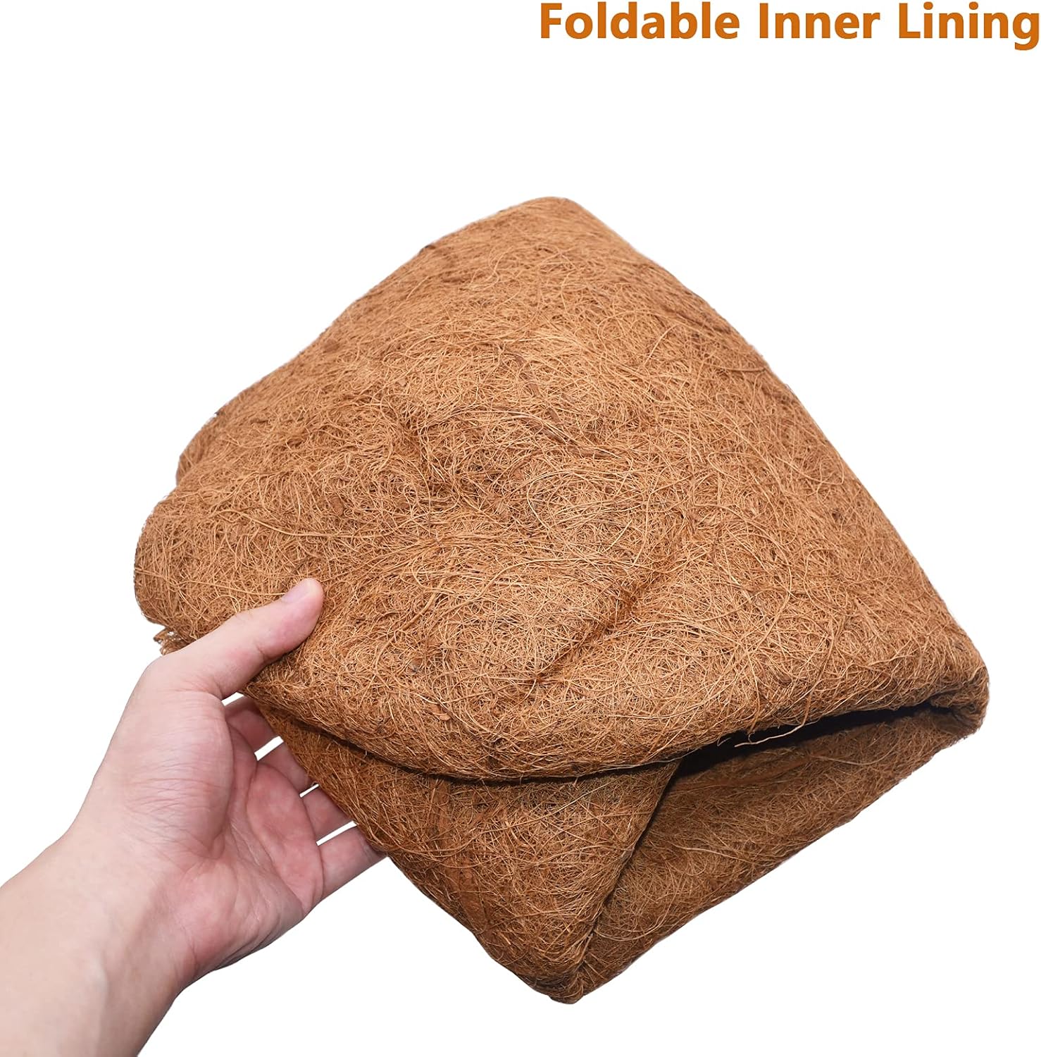 2 Pcs Trough Coco Fiber Replacement Liner, Coco Liners for Planters