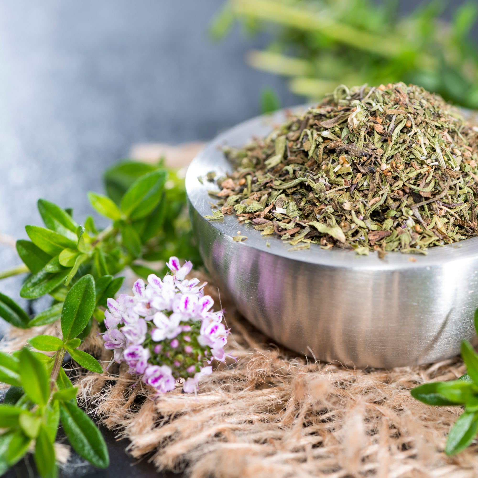 Alpi Nature Ajedrea Seca 250g, Hierba Ajedrea Seca y Frotada para Cocinar, Satureja