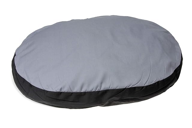 Foto 3 de 6 de Karlie 60062 Doc Bed Cojín Oval, 100 x 75 x 12 cm, Gris y Negro, L