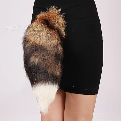 Miniatura 3 de Cola de orejas de lobo, disfraz de lobo de zorro, cola de lobo esponjosa