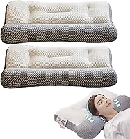 Vista 10 de Almohada para el cuello, almohada súper ergonómica, protege tu cuello y columna vertebral, almohadas ergonómicas para dormir, almohadas ergonómicas