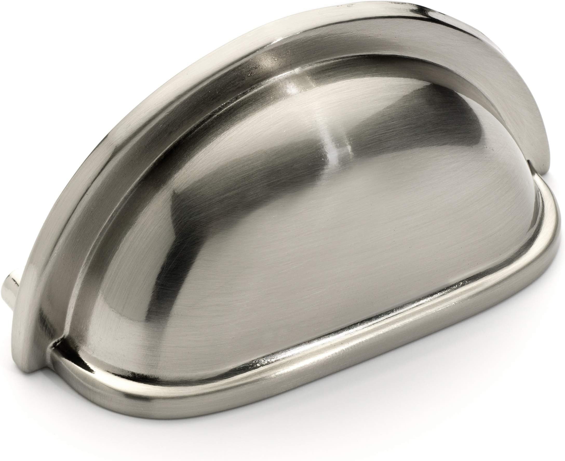 Dynasty Hardware P-2769-SN-25PK Cabinet Hardware Bin Pull, 25-Pack, Satin Nickel