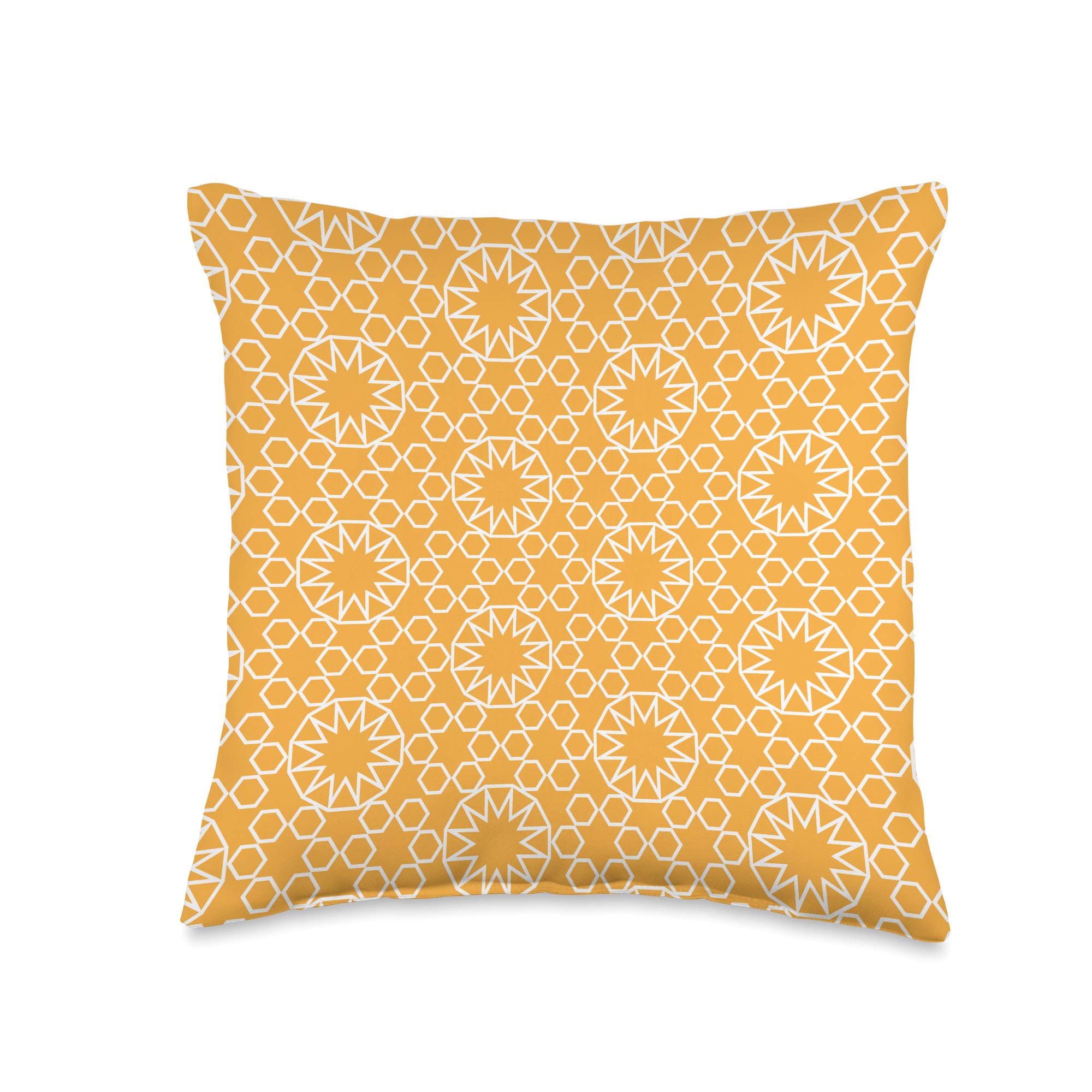 Orange Trellis Pillow