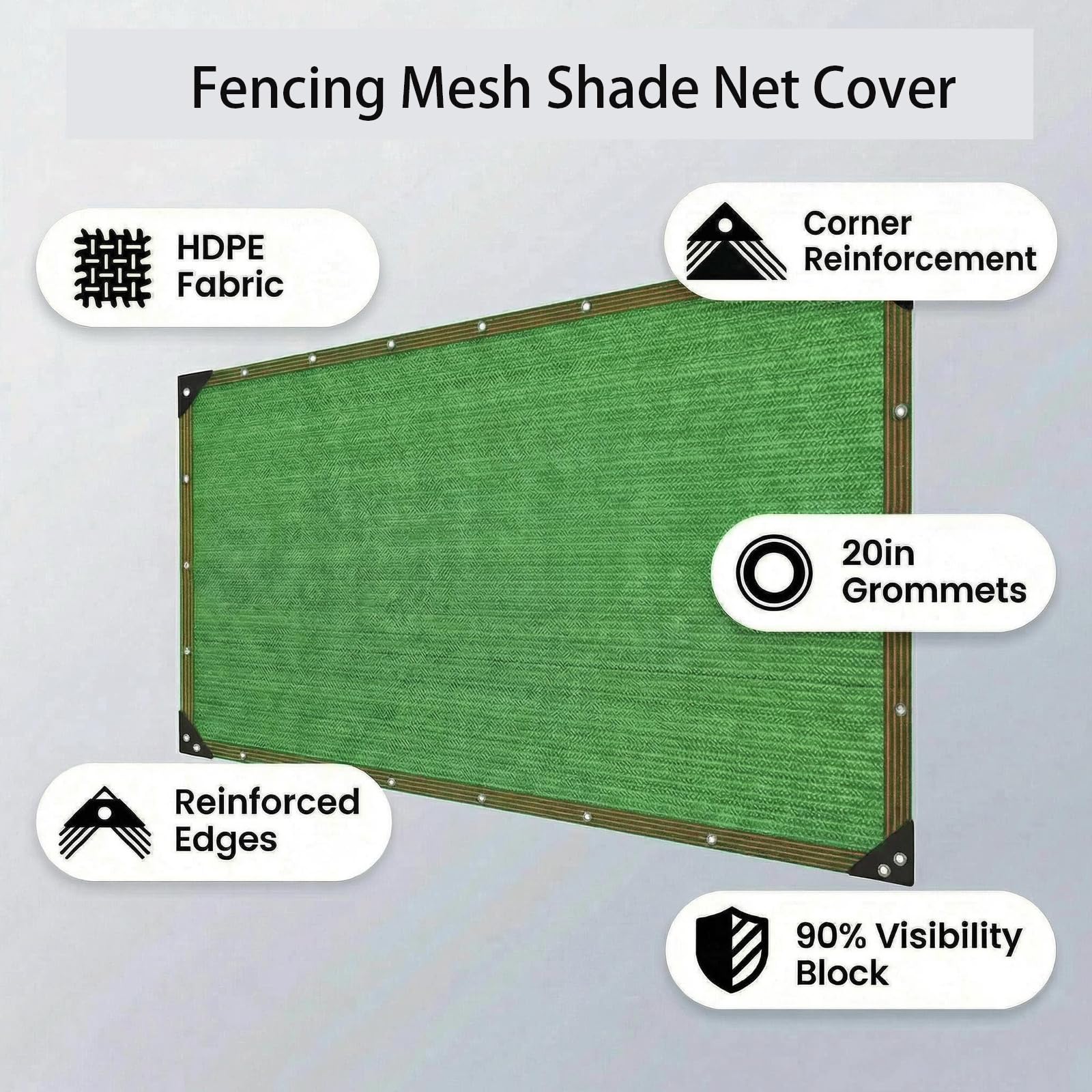 Tela Sombra,2.2x5.2 m,Malla Sombreo Exterior,Sombra Jardin,Toldo Rafia 90% Resistente a los Rayos UV,para pérgolas,Balcones,Plantas,invernaderos,Coches,gallineros, Exteriores,graneros y casetas para