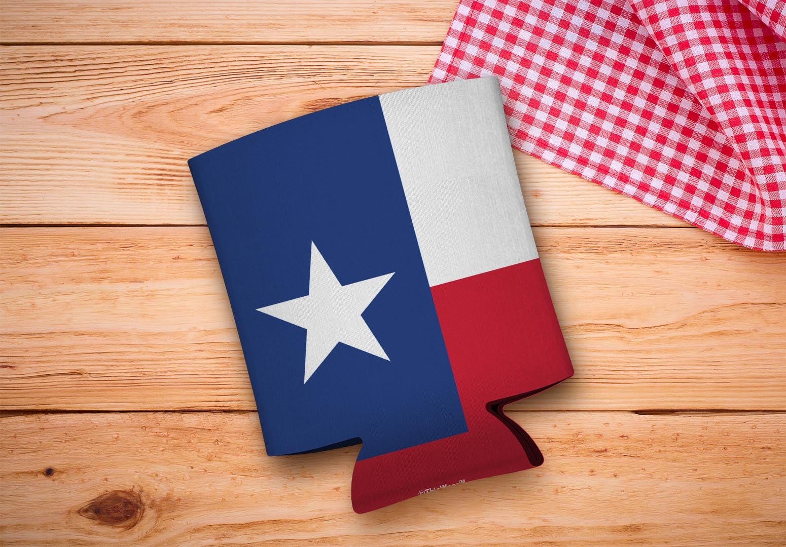 Texas Can Drink Cooler Texas Flag Lone Star State 12-Pack Can Drink Thermocoolers Party Pack