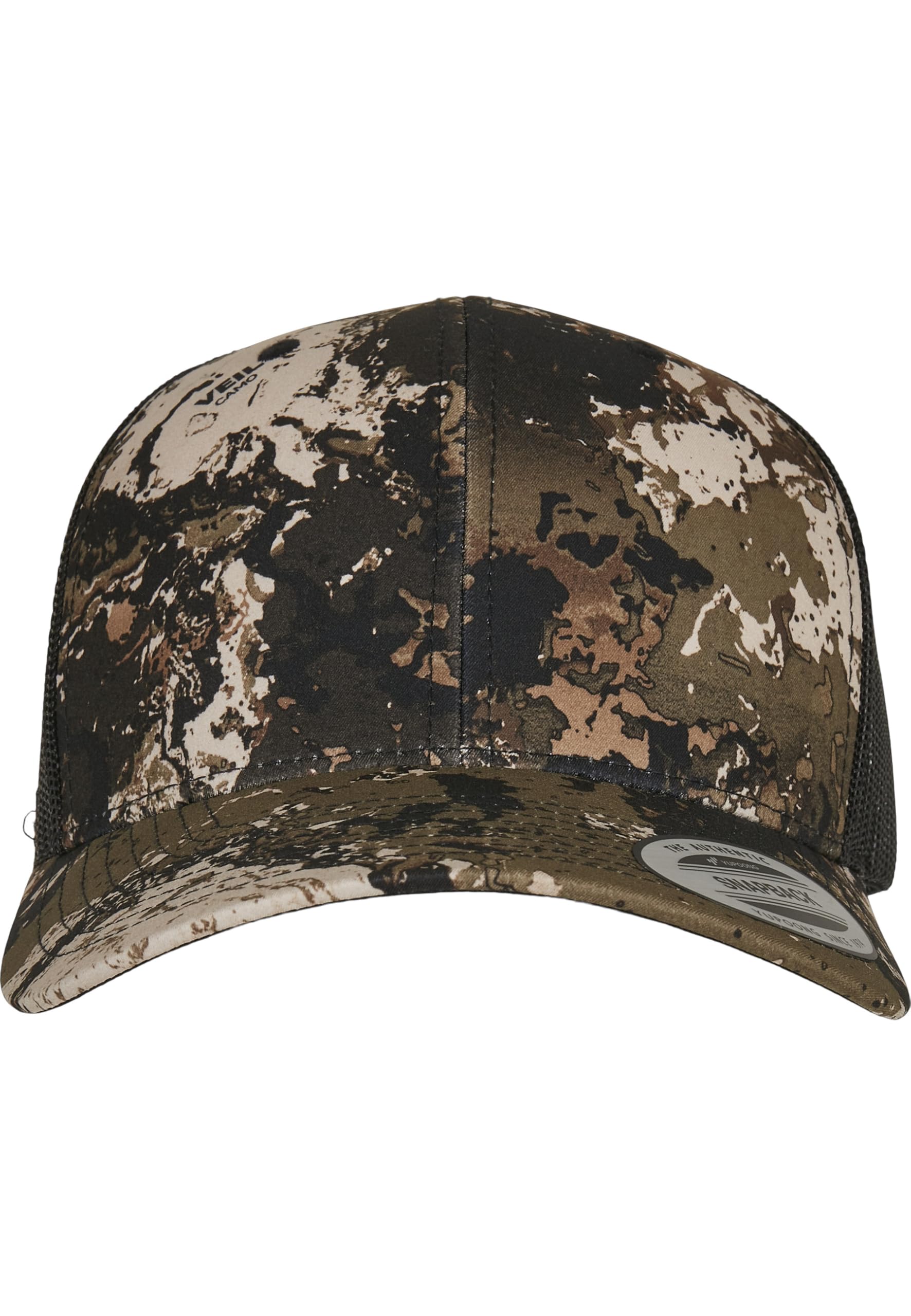 Flexfit Unisex Veil Camo Retro Trucker Cap Baseball Cap, Wideland, One Size