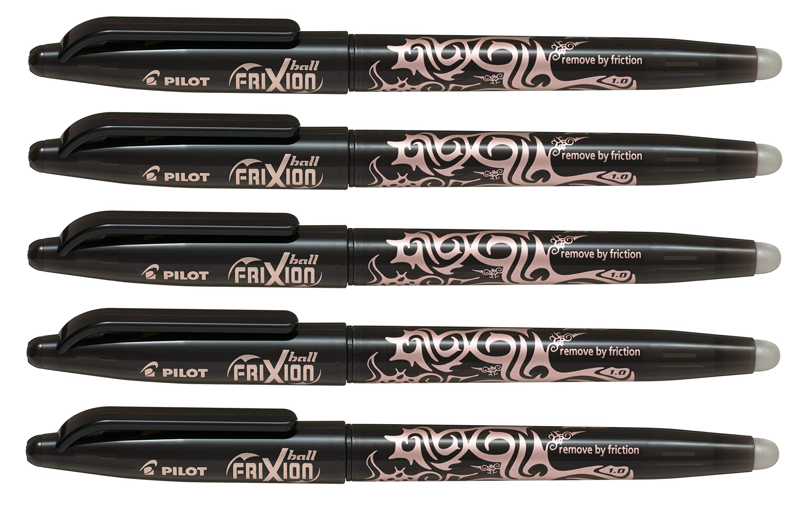 PILOTFrixion Ball 1.0 Set of 5 Black