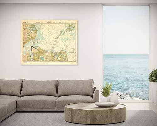 Miniatura 2 de Carta Náutica Decorativa - Gráfico NOAA 12222, Mapa de Calidad de Impresión Artística, Adecuado para Enmarcar. Arte de Pared, Impreso bajo Demanda.