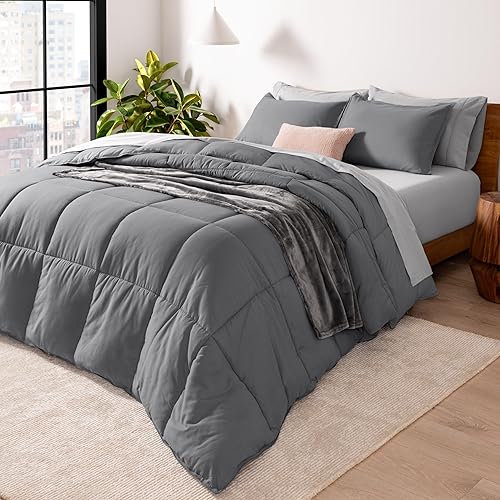 Bare Home Bed-in-A-Bag 7 Piece Comforter & Sheet Set -