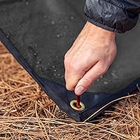 Vista 5 de Arcturus XL - Lona de supervivencia – Lona térmica reflectante aislada para campamento – 8.5 x 12 pies (negro)