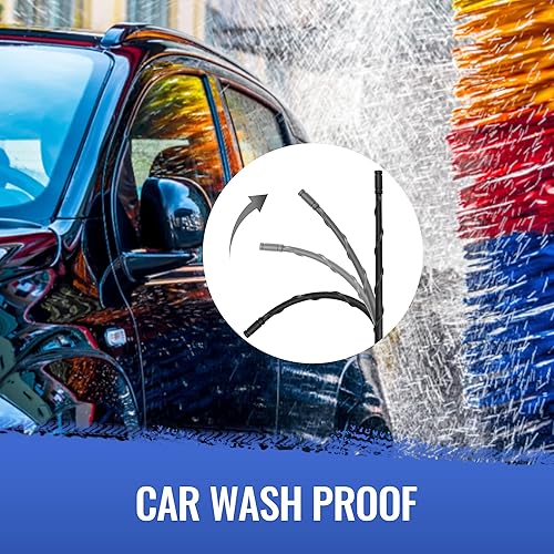 Miniatura 6 de VOFONO Antena de 13 pulgadas para Jeep Wrangler JK JL Gladiator JT 2007-2023, nueva antena de goma flexible en espiral, accesorios para Jeep