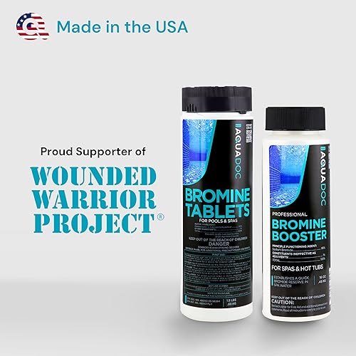 Miniatura 8 de AquaDoc - Tabletas de bromo y refuerzo de bromo para bañera de hidromasaje de spa, incluye tabletas de spa de 1.5 libras y gránulos de bañera de