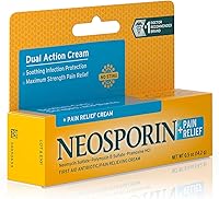 Vista 6 de Neosporin + Crema de doble acción para aliviar el dolor, 0.5 onzas