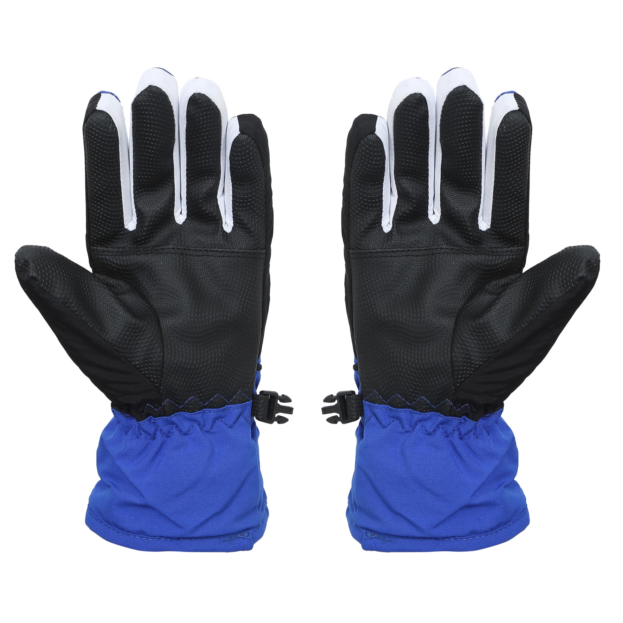 FabSeasons Unisex Warm Winter Gloves, Waterproof, Windproof for Hiking, Driving, Running & Outdoors, Fits for 7-12 Years Old Boys and Girls 2