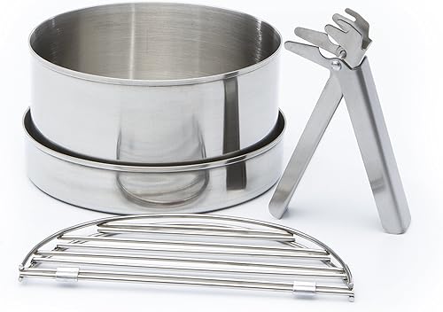 Juego de cocina pequeño para Trekker Kelly Kettle - Olla de 16 oz (.47 LTR)