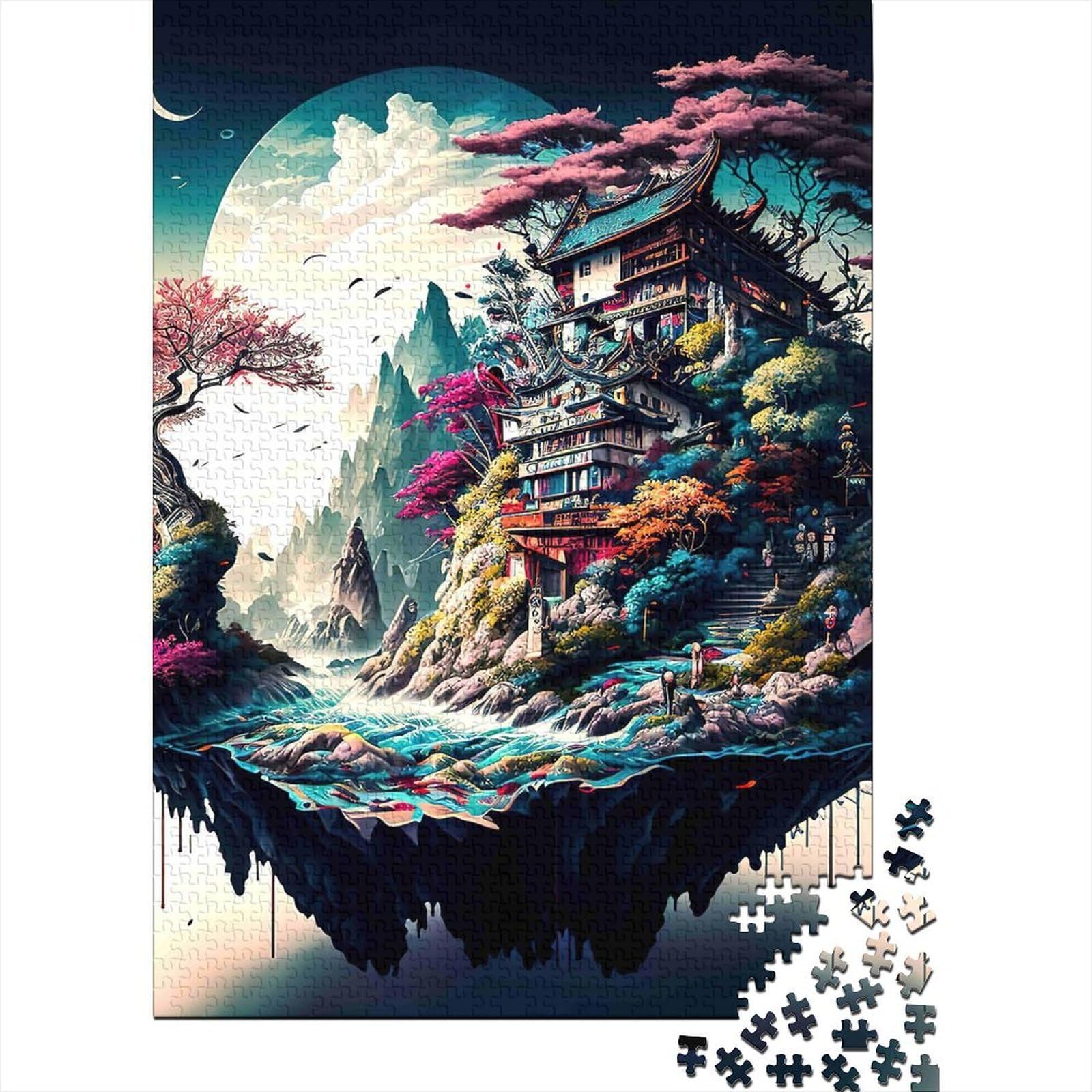 Japanese Landscape 1000 Piece Jigsaw Puzzle Adults Wall Art Decor Home nan