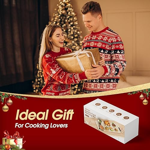 Miniatura 8 de Vabaso Tapete de calentamiento de alimentos extra grande con aplicación, ajuste de temperatura y temporizador de 37 x 15 pulgadas, se calienta en 5