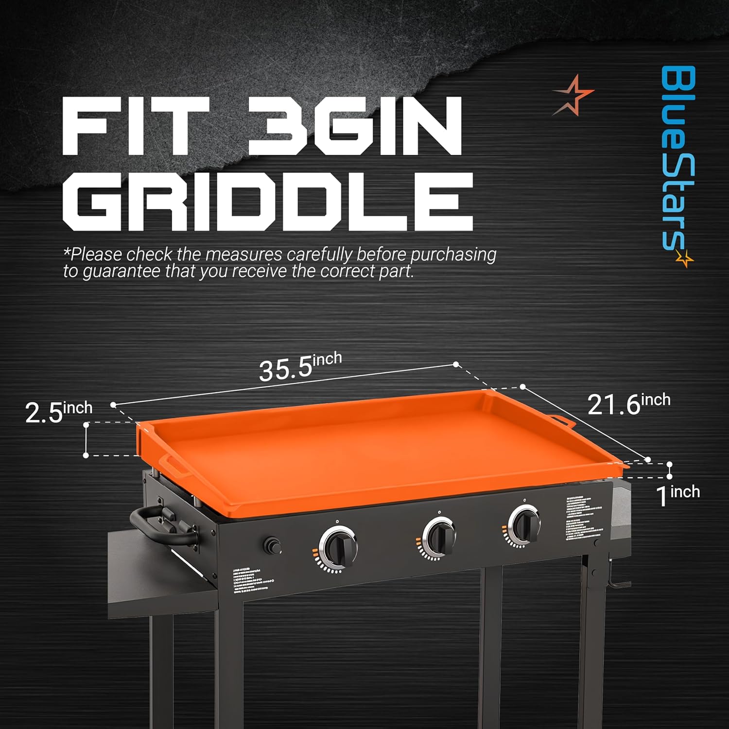 36" Upgraded Silicone Griddle Cover Mat for Blackstone 36" Inch Grill | EasyGrip Feature, Heavy-Duty Food-Grade Protection | Keep Your Grill Clean & Rust-Free All Season