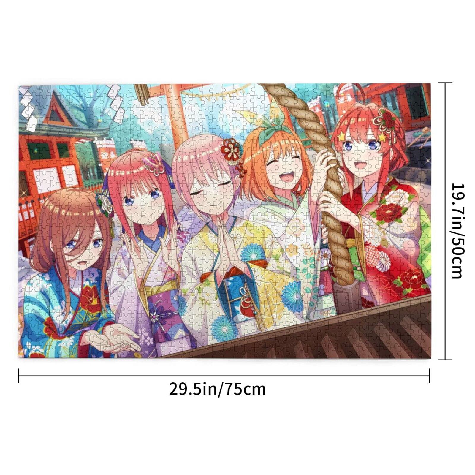 Amazon.co.jp: 五等分の花嫁1000ピースのパズル おもちゃ おもちゃを 