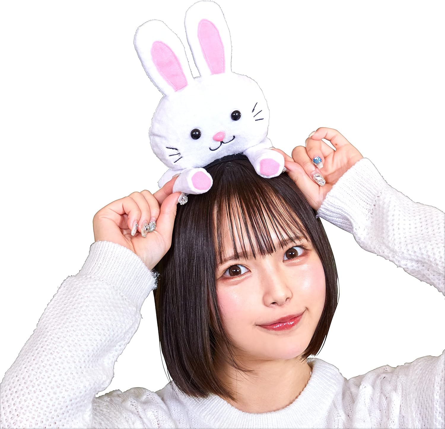 クリアストーン(Clearstone) コスプレ ハロウィン のっかりうさぎカチューシャ ユニセックス ホワイト クリアストーン(Clearstone) コスプレ ハロウィン のっかりうさぎカチューシャ ユニセックス ホワイト