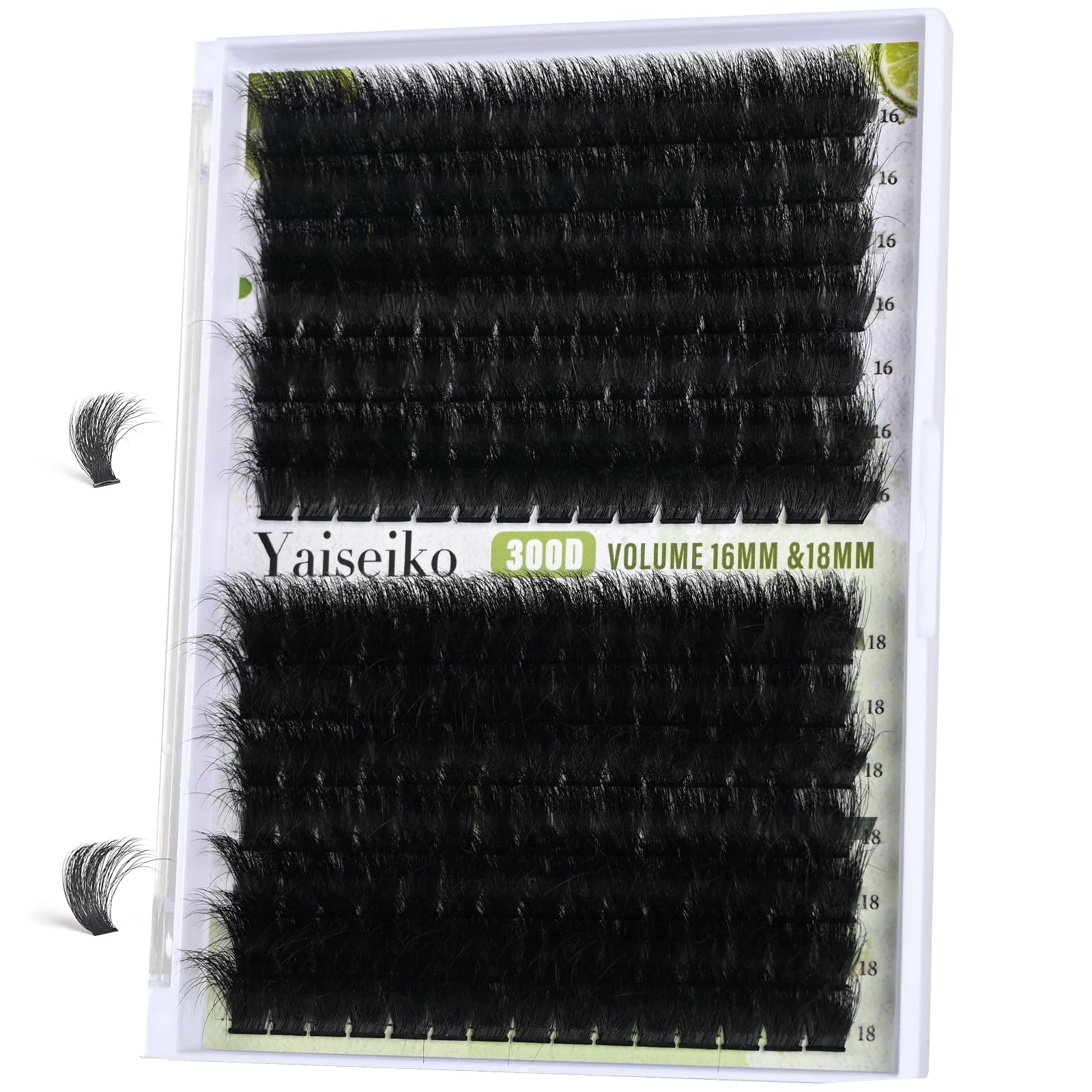 Yaiseiko Fluffy Lash Clusters - 300D Volume Eyelashes -28