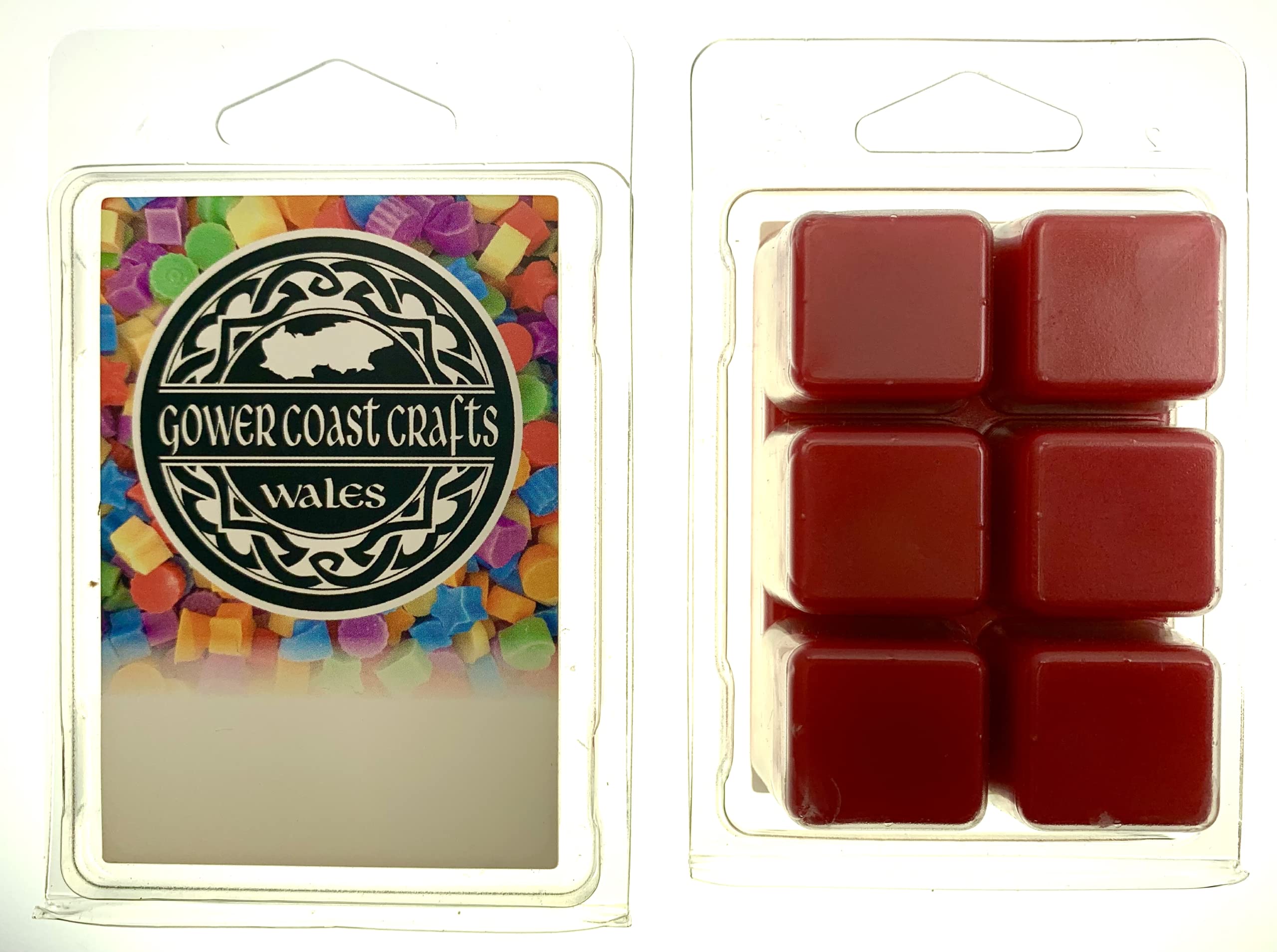 Gower Coast Crafts Handpoured Highly Scented Wax Melt Snap Block 90g (Frosted Toffee Apple) — image 1
