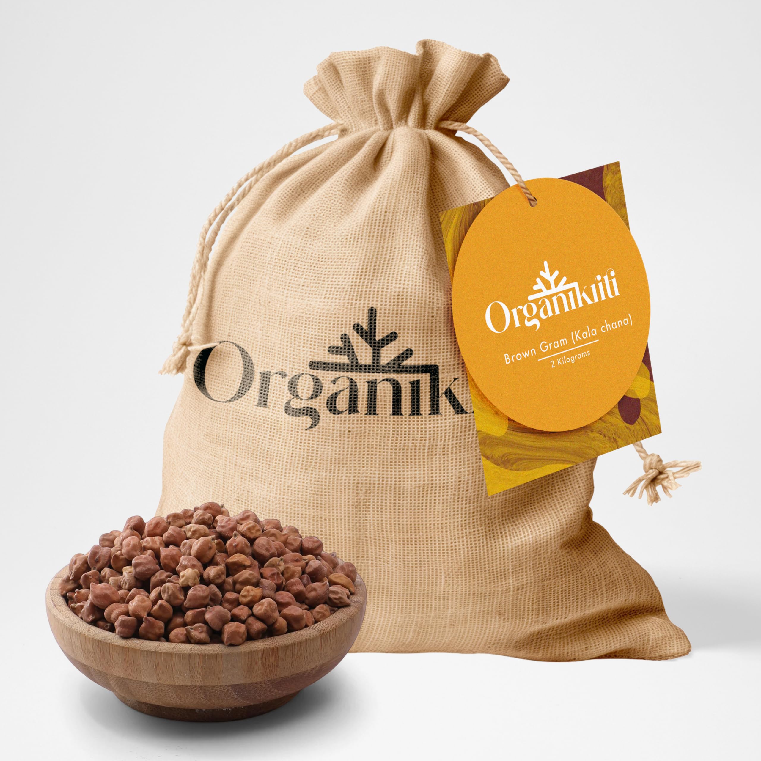 Organikriti Organic Whole Kala Chana | Healthy Natural Brown Gram Black Unpolished Chickpeas | Rich in Protein No Cholesterol | 100% Vegan Rich in Fiber | No Additives (2 Kg). (B0CFHNRJMB) Amazon Price History, Amazon Price Tracker