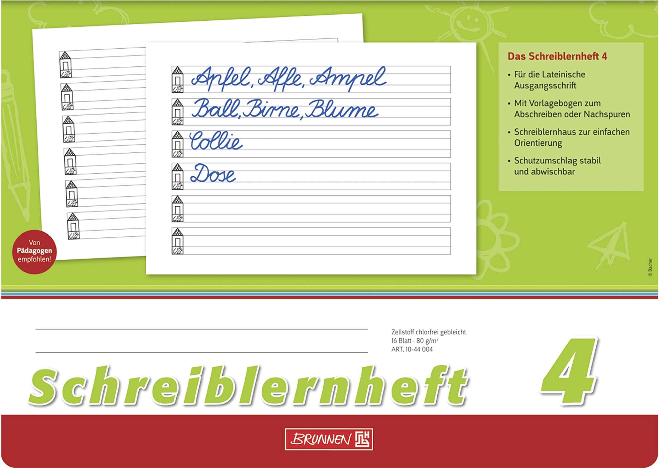 Brunnen Schreiblernheft (20 Hefte, Lineatur 4)