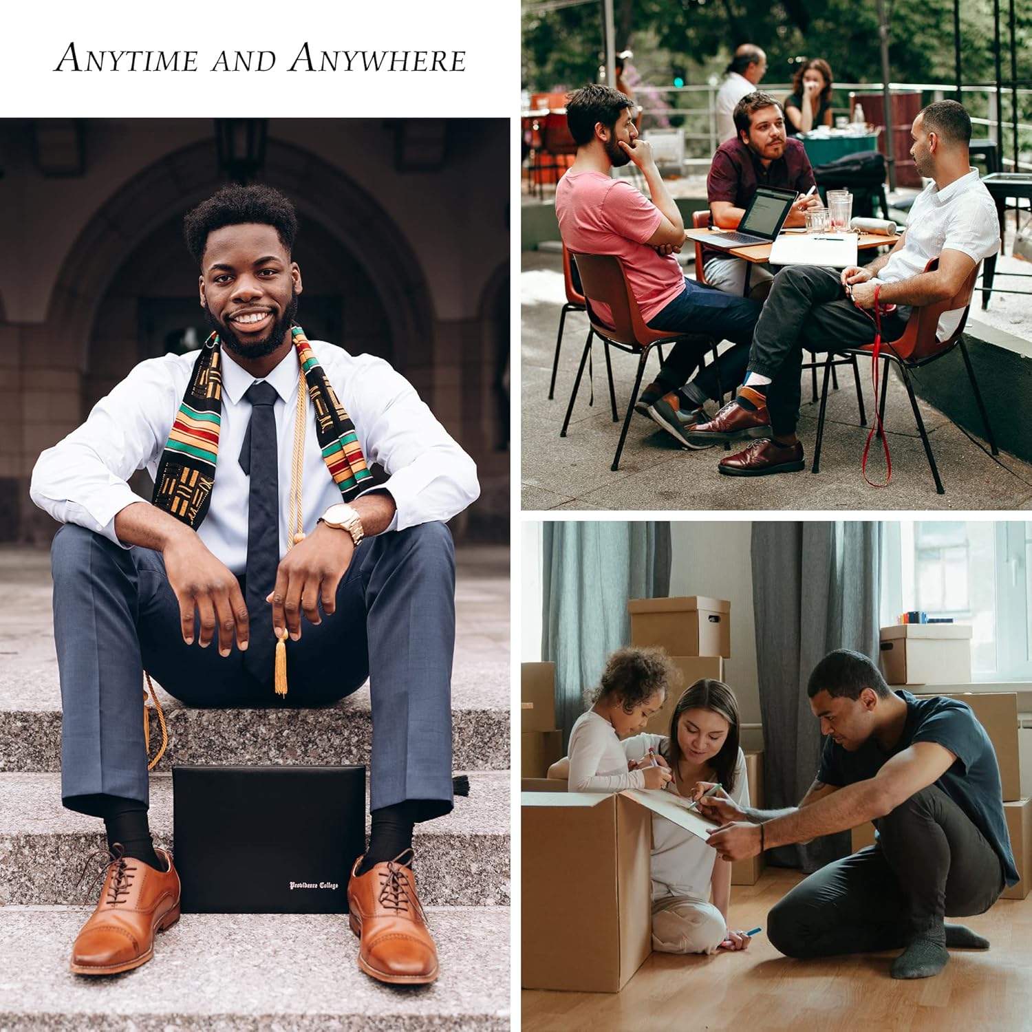 DarkCom Men's Dress Socks, Black, 6 Pairs Classic Cotton Polyester Socks, Reinforced, Cozy - Image 2