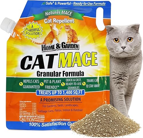 Miniatura 3 de Nature's MACE Cat MACE - Spray listo para usar de 40 onzas, bolsa granular de 2.5 libras, repelente y kit de entrenamiento para gatos sin excavación