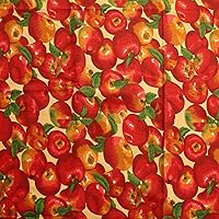 Vista 12 de Zen Creative Designs The Yard - Tela estampada de la colección de frutas de polialgodón, 58 pulgadas de ancho, tela con estampado de frutas