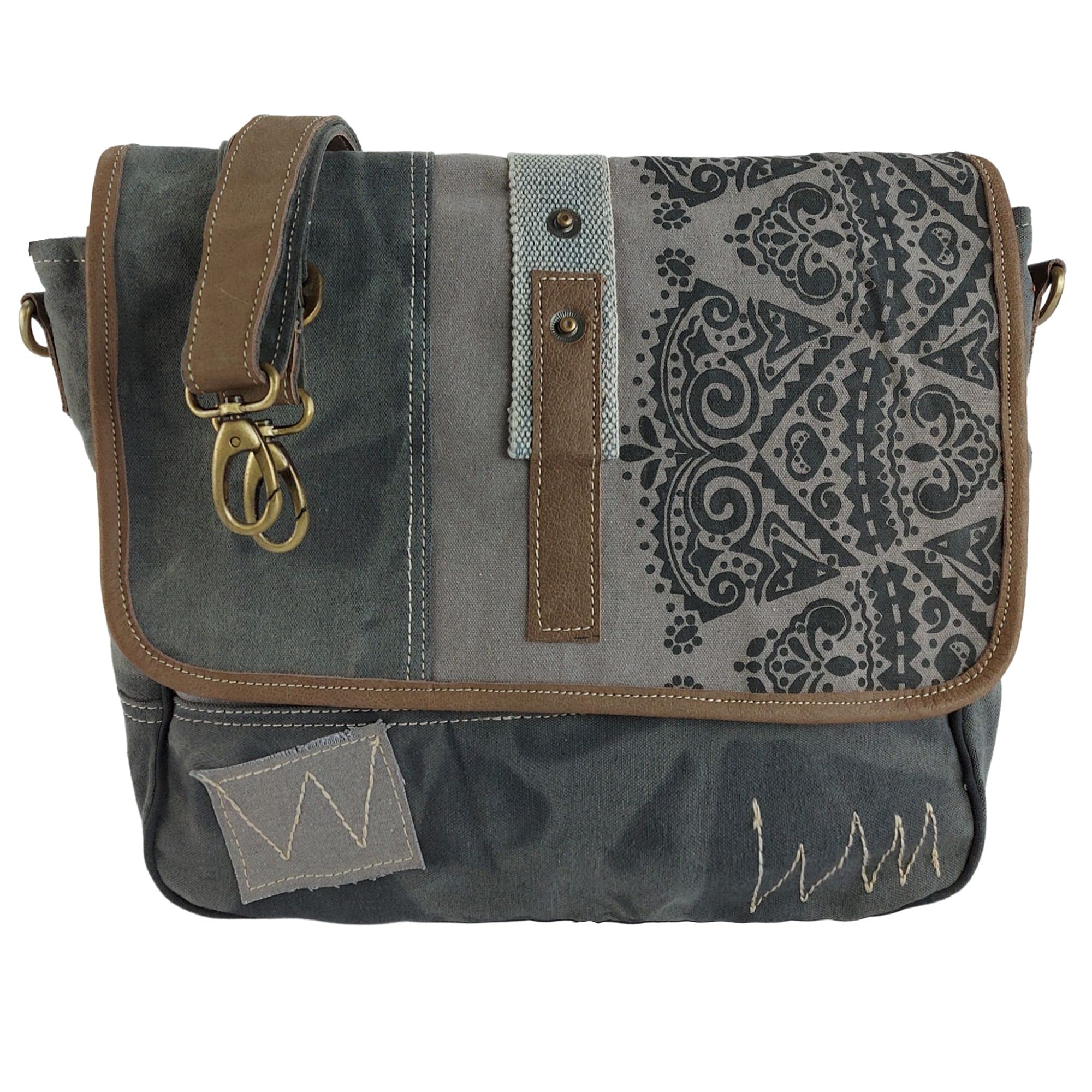 Sunsa Damen Umhängetasche. Canvas Messenger Tasche. Große Vintage Crossbody bag. Schultertasche und Handtaschen Geschenkideen für Frauen