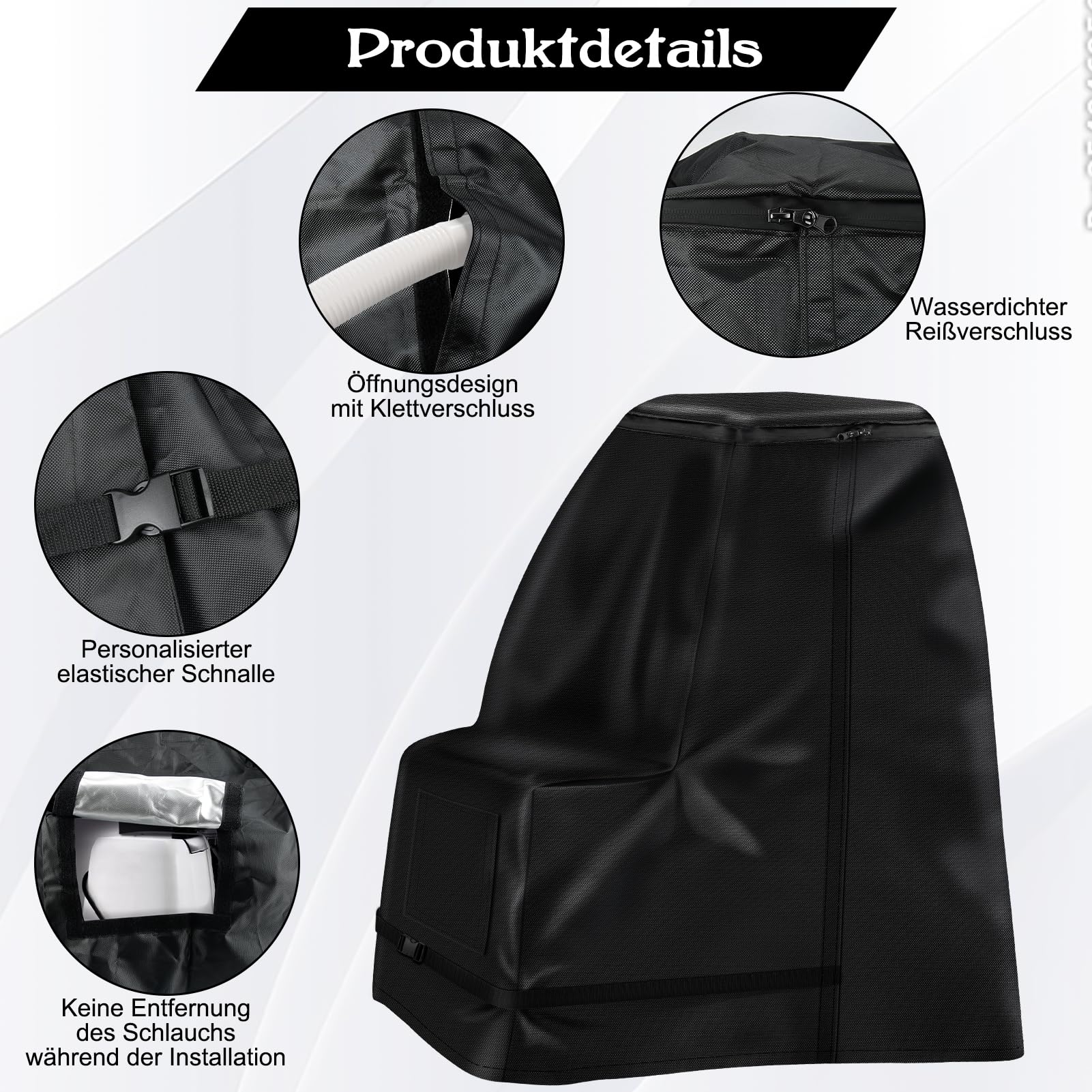 ACESOME Pumpenhaus Für Poolpumpe - 70x65x55cm Wasserdicht & UV-beständig