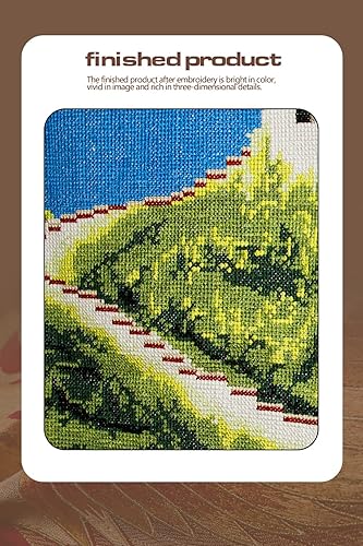 Miniatura 3 de Kits de punto de cruz estampado de dos gatitos para adultos principiantes patrón preimpreso 11CT DIY bordado fácil kits de punto de aguja regalos