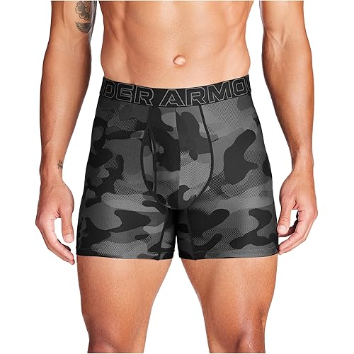 Under Armour Men's Standard Tech 6" Boxerjock, Multipack